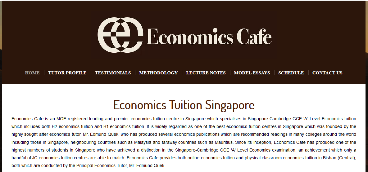 economics tuition- economics cafe