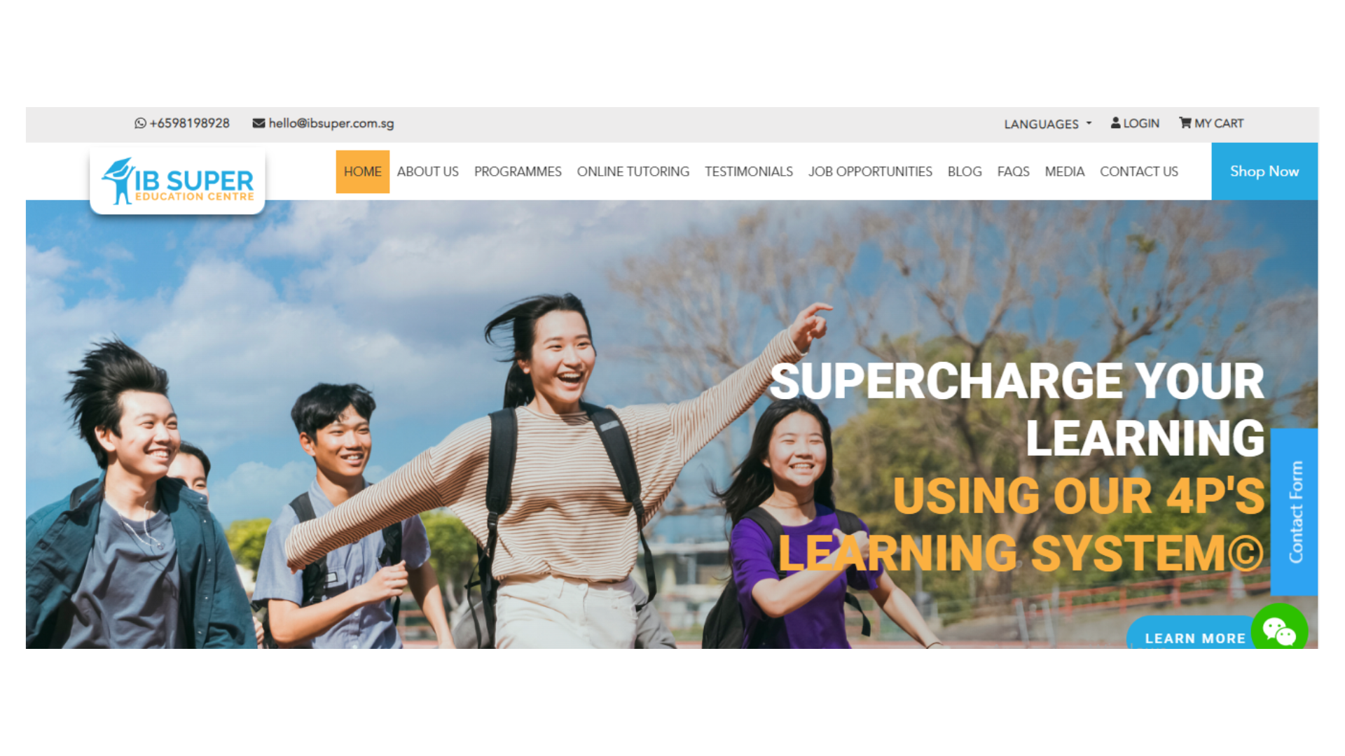 IB Super is a comprehensive and reliable tuition center located in Dhoby Ghaut, Singapore.