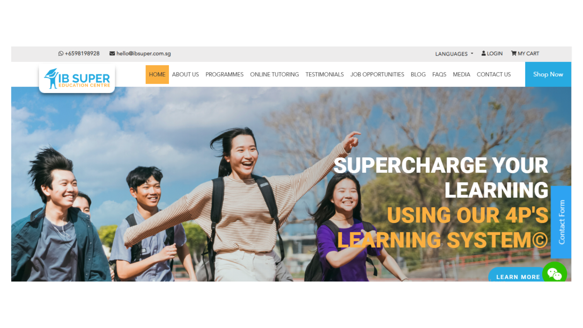 IB Super is a comprehensive and reliable tuition center located in Dhoby Ghaut, Singapore. 