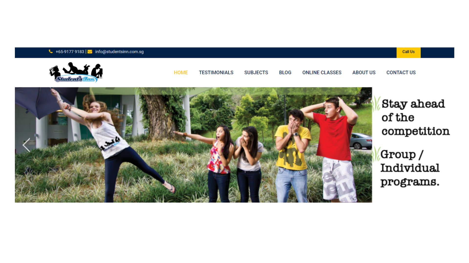 Student's Inn is a premier tuition center in Singapore that provides education services to international school students.